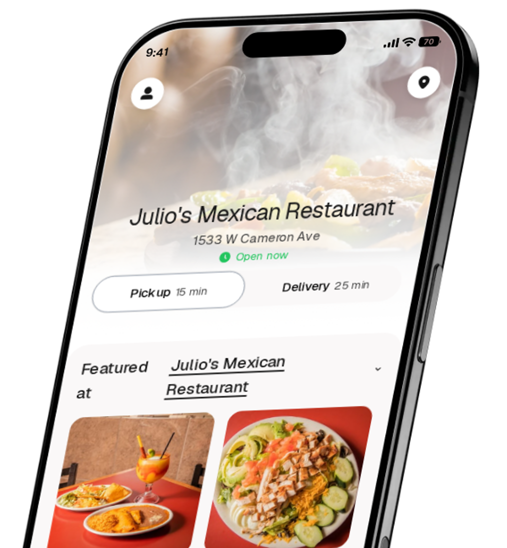 Julio's Mexican Restaurant app preview
