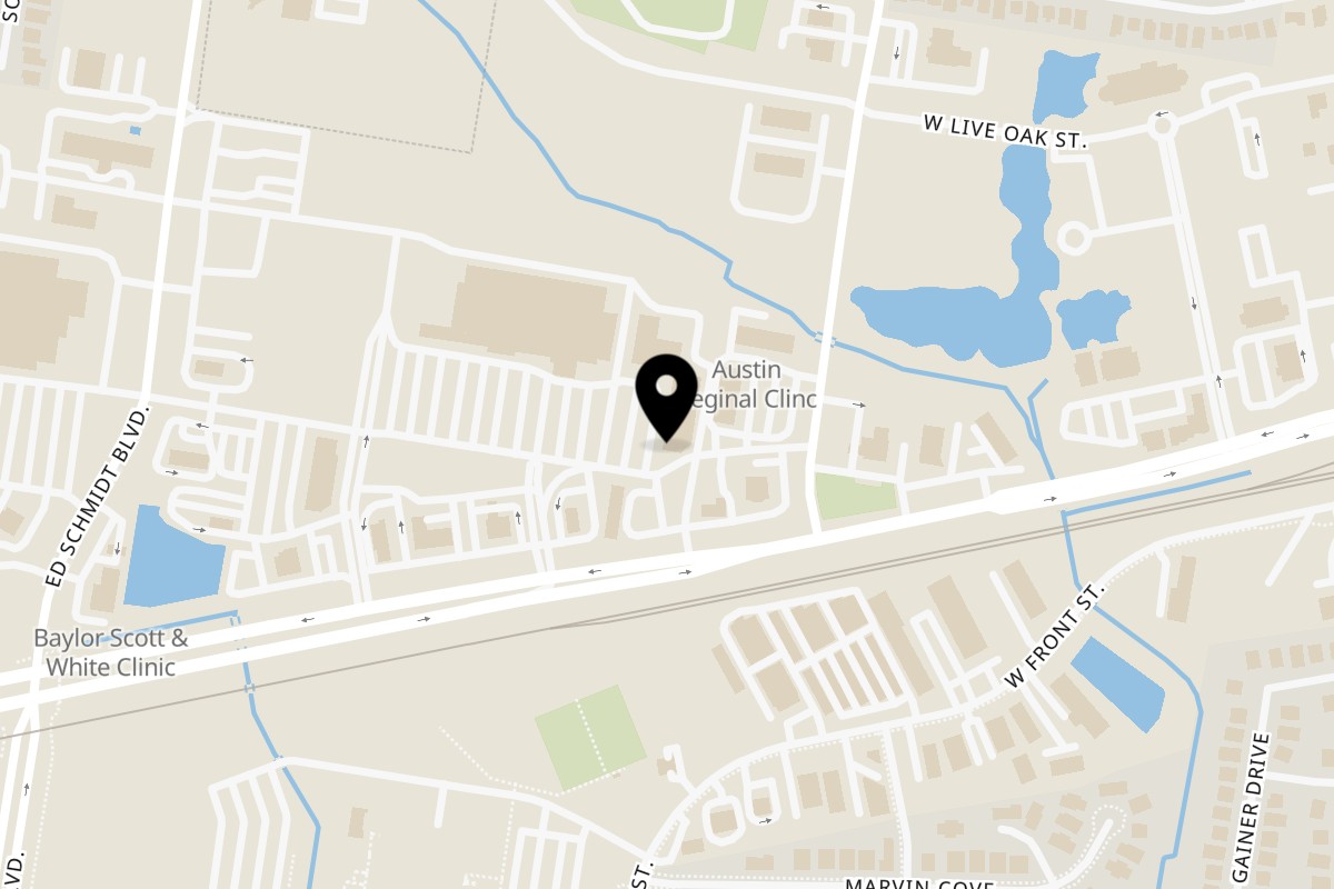 Map showing the location of Julio's Mexican Restaurant Hutto Julio's Mexican Restaurant on 560 US-79 Ste A100 in Hutto